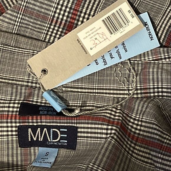 Cam Newton Made Men's Button Down‎ Shirt Size Small New With Tags - Picture 3 of 3